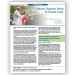 Genomic Diagnostic Testing for Prostate Cancer