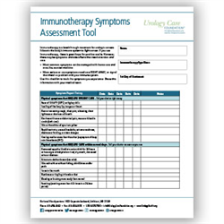 Immunotherapy Symptom Assessment Tools