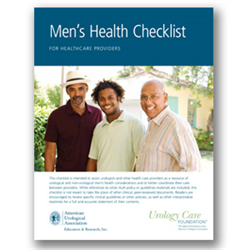 Men's Health Checklist