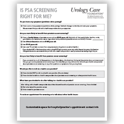 Prostate Cancer Screening Assessment Tool
