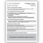 Prostate Cancer Screening Assessment Tool