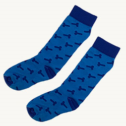 Blue Phallus (Penis) Socks