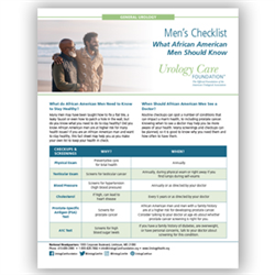 African American Men's Health Fact Sheet