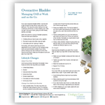 Overactive Bladder Managing OAB at Work and on the GO fact sheet