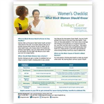 Women's Checklist What Black Women Should Know